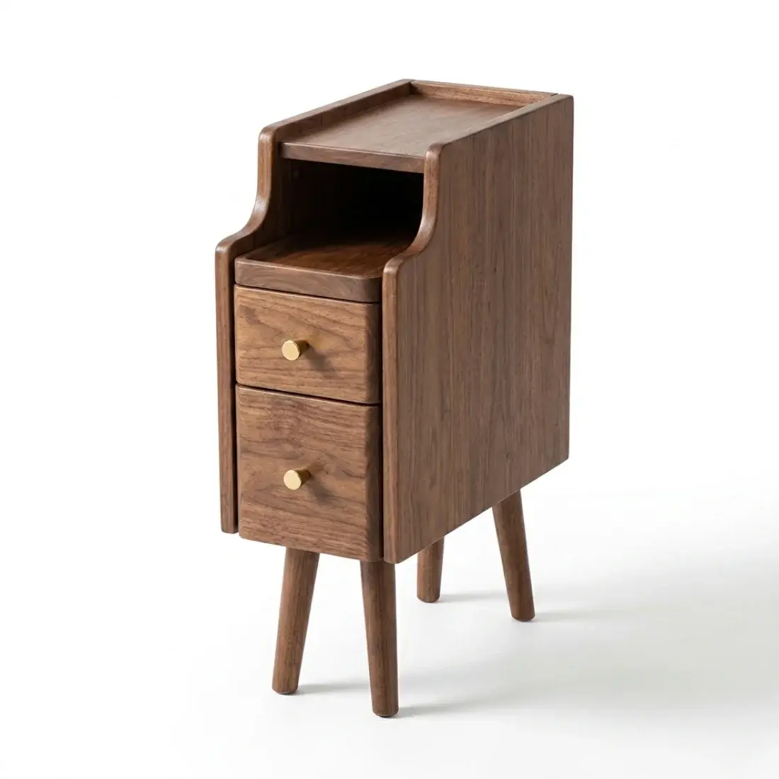 [Compre 1, Leve 2] - Mesa de Cabeceira UltraFina em Madeira Maciça — Madeira